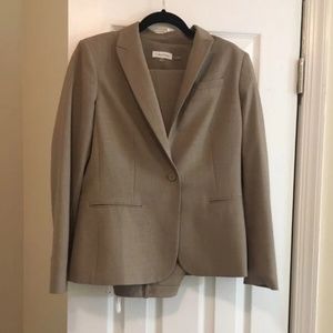 Calvin Klein Beige Pant Suit